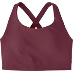 Patagonia Дамски спортен сутиен Patagonia Women's Shadowlite High Impact Adjustable Bra Sports bra - Berry Fig (114-3250-0513)