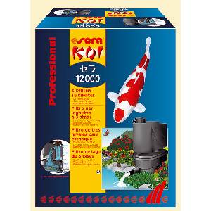 sera - Езерен филтър Koi Professional 12000 + 1 помпа Сера РР12000 + маркуч 10 м за езера до 20 000 л