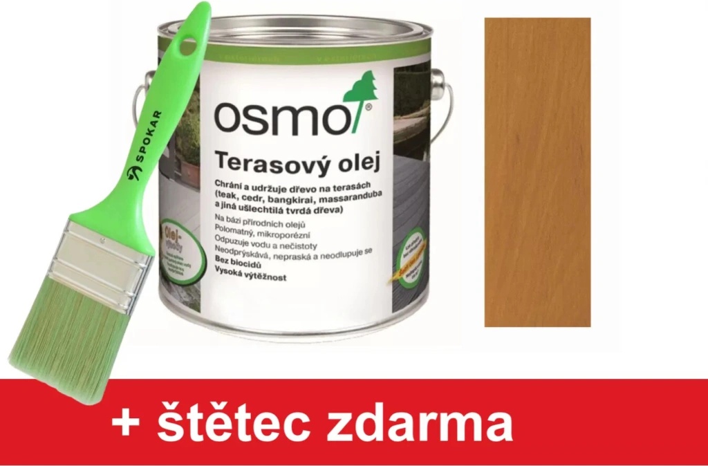 Osmo Houtolie - Terras-olie 013, Garapa - 2.5 Liter
