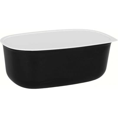 Sada chlebníku Practic bílá, černá plast