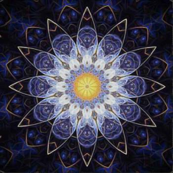 Norimpex - Puzzle Diamant painting: Blue mandala 30x30cm 7D - 1 - 39 piese