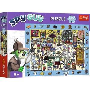 Trefl Пъзел Trefl от 100 части - Spy Guy, в музея (15595) - ozone