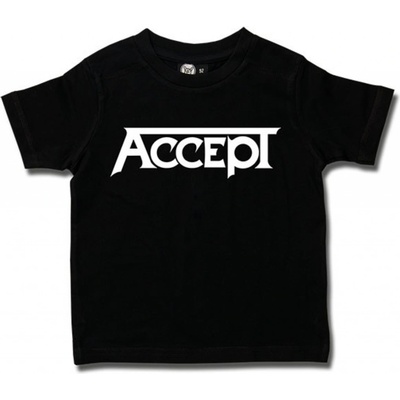 Metal-kids tričko metal Accept Logo čierna
