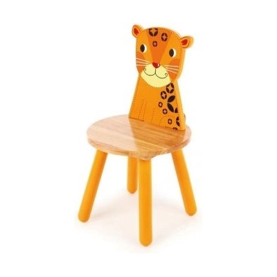 BIGJIGS - Детско дървено столче - Тигърче (T0202)