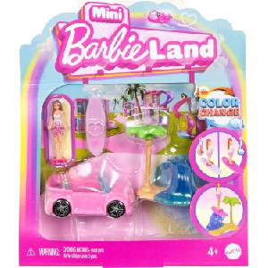 Barbie Mattel Barbie: Мини BarbieLand - Кукла и Плажно Превозно Средство (JCR35) (103190)