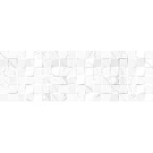 Kanjiža, Luxor white mosaic 3D 25 x 75 x 0,95 cm bílá 1,13m²