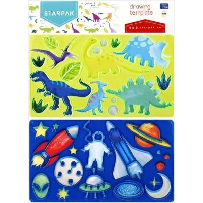 CreativeToys Šablóny dino a mimozemšťania