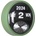 Karlsson Стенен часовник Round Flip, зелен (KA6030GR)