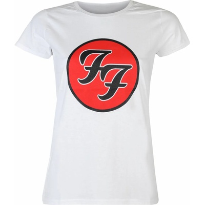 ROCK OFF дамска тениска Foo Fighters - Лого WHT - ROCK OFF - FOOTS04LW