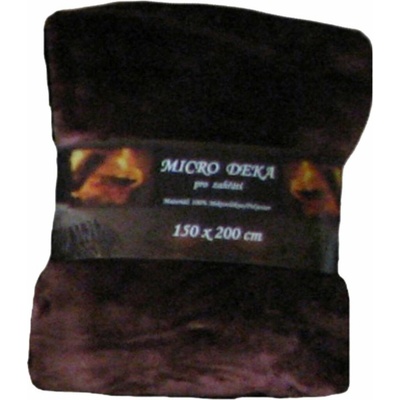 Jahu deka mikro uni tmavě hnědá 150x200