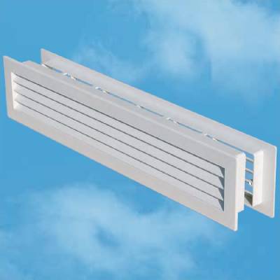 Edil Plast, Refax Větrací mřížka DO DVEŘÍ-teleskopická pro TL. 30-45 mm / 480x98 mm - černá