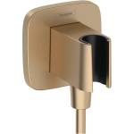Hansgrohe Fixfit - Стенно коляно с държач, четкан бронз 26887140 (26887140)