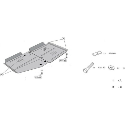 Kryt pod převodovku MITSUBISHI L 200 (K_T) - Plech - 8595698039644 – Hledejceny.cz