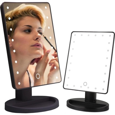 Grugen 15496 Kozmetické zrkadlo s podsvietením 16 LED Biela