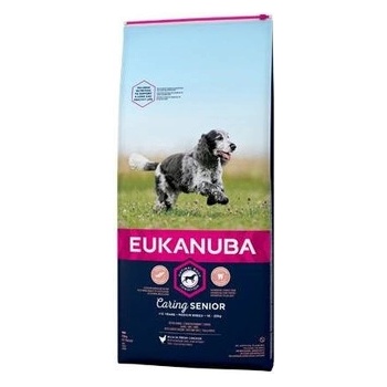 Eukanuba Caring Senior Medium Breed s kuracím mäsom 3 kg