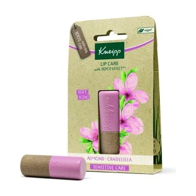 Kneipp Lip Care Almond & Candelilla балсам за чувствителна кожа на устните 4.7 гр