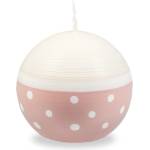 Unipar Бяла и розова свещ, време за горене 22 ч. Sweetness - Unipar (Sweetness Pink Sphere 70x0)