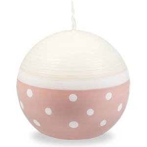 Unipar Бяла и розова свещ, време за горене 22 ч. Sweetness - Unipar (Sweetness Pink Sphere 70x0)