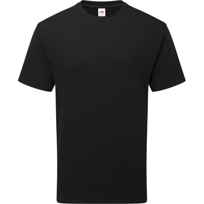 Fruit of the Loom tričko Pure Cotton T těžká bio bavlna krátký rukáv COT16136200201-black