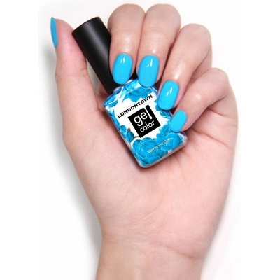 Londontown Gel Color Cabana Boy gelový lak na nehty modrý neon 12 ml