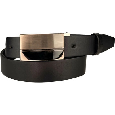 Penny Belts pánský kožený opasek 35-100-1PS-60 černý