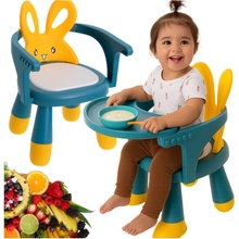 FunPlay 5846 na kŕmenie a hranie ZAJAČIK 31x31x45cm žlto-modrá