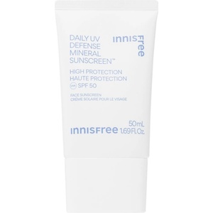Innisfree Daily UV Defense Mineral Sunscreen минерален защитен флуид за лице SPF 50 50ml