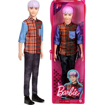 Barbie Model Ken 154 Fialové vlasy