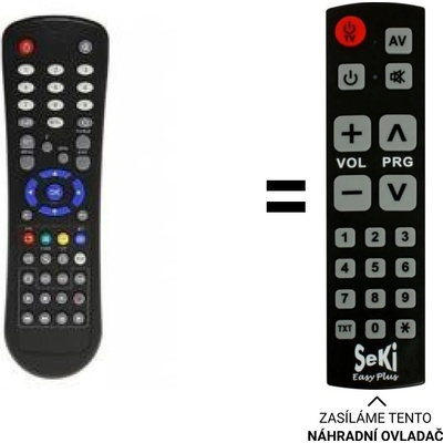Dálkový ovladač Senior Golden Media 9060, 9080, Opticum 7300. – Hledejceny.cz