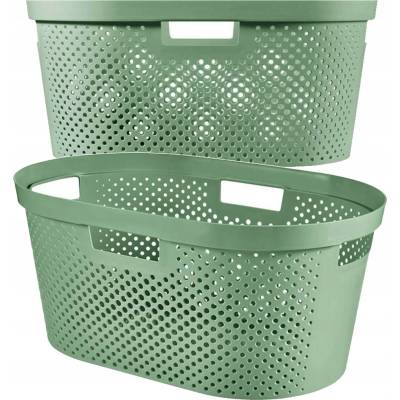 Curver INFINITY RECYCLED 40L, zelený, 59x39x27 cm