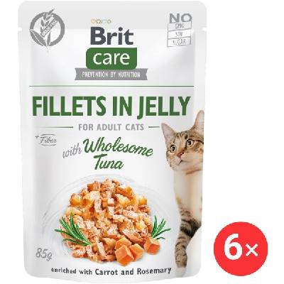 Brit Care Cat Fillets in Jelly with Wholesome Tuna 6× 85 g