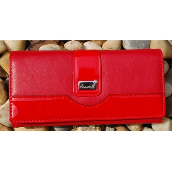 Dámska peňaženka ekokoža s leskom červená