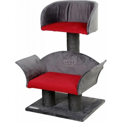 Agrofortel Škrabadlo Lounge Deluxe červené 70 x 42 x 37 cm