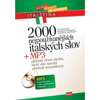 2000 nejpoužívanějších italských slov + MP3 - Ferrarová E., Pospíšilová V.