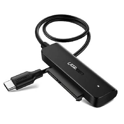 Външен адаптер (кабел) за 2.5 инча дискове - Ugreen HDD SSD SATA 2.5 USB-C Adapter Cable (черен) (70610)