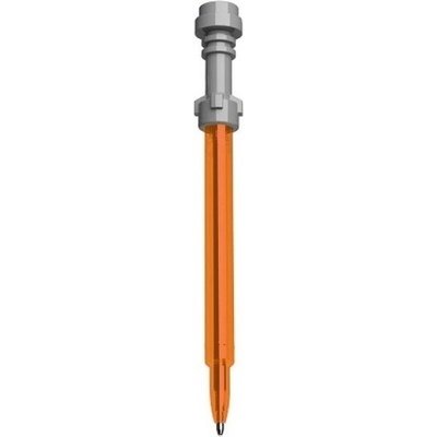 Lego Star Wars světelný meč gelové oranžové 53118