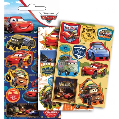 Cars LG nálepky trblietavé 10ks