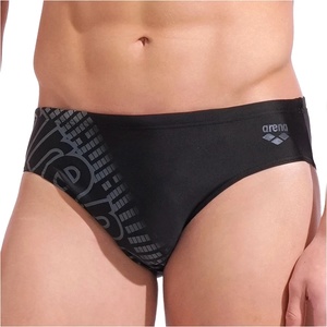 arena Мъжки бански слипове Arena Playful Swim Briefs - Black / Asphalt - размер 9 (DE) (050-2541-0117)