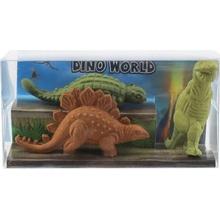 Dino World ASST Sada figurek dinosaurů Stegosaurus T-Rex Triceratops