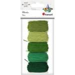 TITANUM Thread 10m green tone 5 colors