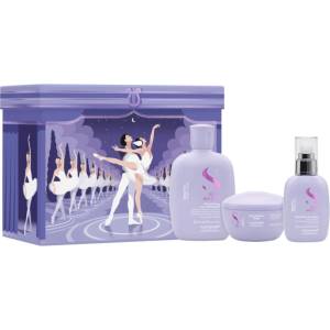 ALFAPARF Milano Semi di Lino Smooth Holiday Kit подаръчен комплект за непокорна коса
