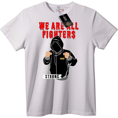 NOONEBRAND Тениска Ние сме Всички Борци - 2XL, Black