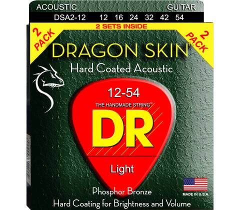 DR Strings Dragon Skin DSA-2/12