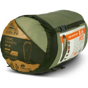 Kelty Синтетичен спален чувал Kelty Cosmic Synthetic 0 Synthetic sleeping bag - Cherry Mahogany / Cinnamon Stick / Sea Spray - размер 214 x 82 cm (514-1397-0212) Спален чувал