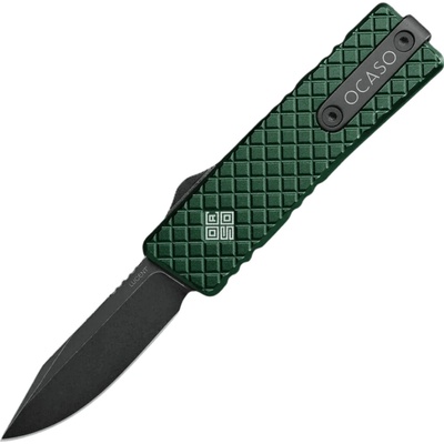 Ocaso Lucent Automatic OTF Mini Green Diamond/Clip Pt