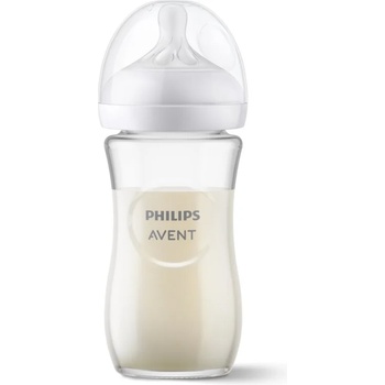 Image 1 of Philips Natural Response Glass SCY933/01 бебешко шише 3-6 m 240ml