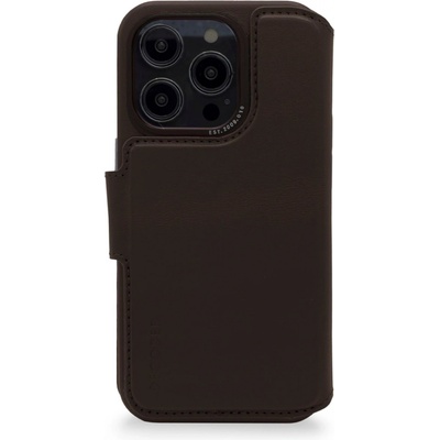 Decoded Leather Detachable Wallet iPhone 14 Pro Chocolate hnedé