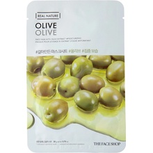 The Face Shop Natural Mask Olive Plátienková maska s olivovým extraktom 20 g