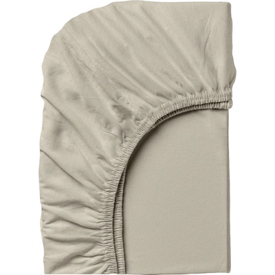 Дилиос Долен чаршаф с ластик 90/200/25 см сив памучно трико