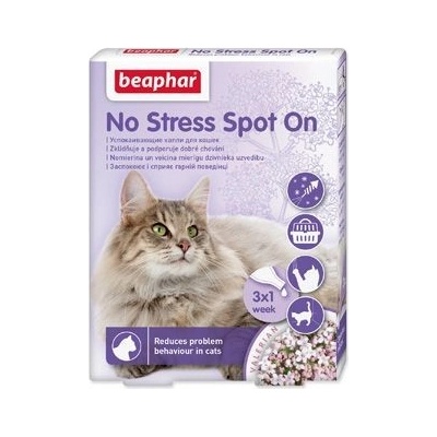 Beaphar No Stress Spot On pre mačky 3 pipety á 0,4 ml